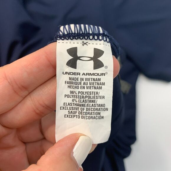 Under Armour Northern Colorado Bears Polo Shirt Men XL Extra Large Navy HeatGear - Picture 8 of 11